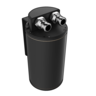 SAAS Oil Catch Tank Baffled Round Black Billet 500mL - ST1003