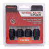 Performance Plus Wheel Nuts Acorn Taper 7/16 Black 35mm 5 pack - PP235205BC
