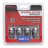 Performance Plus Wheel Nuts Acorn Bulge 14mm X 1.50 Chrome 35mm 5 pk - PP335395