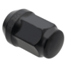 Performance Plus Wheel Nuts Flat Head Bulge 1/2" Black 35mm 5 pk - PP435915BC