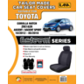 Ilana Esteem Tailor Made 2 Row Seat Cover To Suit Toyota - EST6694BLK