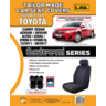 Ilana Esteem Tailor Made 2 Row Seat Cover to Suit Toyota - EST6695BLK