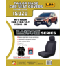 Ilana Esteem Tailor Made 3 Row Seat Cover To Suit Isuzu - EST6779BLK