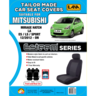 Ilana Esteem Tailor Made 2 Row Seat Cover To Suit Mitsubishi Mirage - EST6832BLK