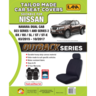 Ilana Outback Canvas Tailor Made 2 Row Seat Cover To Suit Nissan - OUT6876BLK