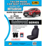 Ilana Esteem Tailor Made 2 Row Seat Cover To Suit Mitsubishi - EST7095BLK