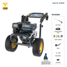 Vyking Force 3600PSI Petrol Pressure Washer - VF3600P