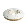 DBA Disc Brake Rotor Street Cross Drilled & Slotted - DBA2806X