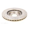 DBA Disc Brake Rotor Single Street Cross Drilled & Slotted - DBA167X