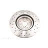 DBA Disc Brake Rotor Street Cross Drilled & Slotted - DBA2650X-10