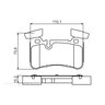 Bosch Rear Brake Pads - BP1333