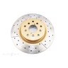 DBA Disc Brake Rotor Street Cross Drilled & Slotted - DBA2650X-10