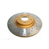 DBA Disc Brake Rotor Street Cross Drilled & Slotted - DBA2308X