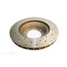 DBA Disc Brake Rotor Street Cross Drilled & Slotted - DBA4786XS