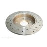 DBA Disc Brake Rotor Single Street Cross Drilled & Slotted - DBA438X