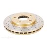 DBA Disc Brake Rotor Single Street Cross Drilled & Slotted - DBA421X