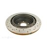 DBA Disc Brake Rotor Street Cross Drilled & Slotted - DBA4653XS