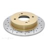 DBA Disc Brake Rotor Single Street Cross Drilled & Slotted - DBA614X