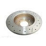 DBA Disc Brake Rotor Single Street Cross Drilled & Slotted - DBA616X