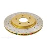 DBA Disc Brake Rotor Street Cross Drilled & Slotted - DBA42114XS