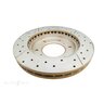 DBA Disc Brake Rotor Cross Drilled & Slottedt D - DBA2208X