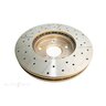 DBA Disc Brake Rotor Single Street Cross Drilled & Slotted - DBA735X