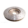 DBA Disc Brake Rotor Street Cross Drilled & Slotted - DBA2120X