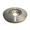 DBA Disc Brake Rotor Street Cross Drilled & Slotted - DBA2308X