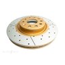 DBA Disc Brake Rotor Street Cross Drilled & Slotted - DBA2806X