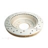 DBA Disc Brake Rotor Single Street Cross Drilled & Slotted - DBA661X