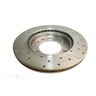 DBA Disc Brake Rotor Single Street Cross Drilled & Slotted - DBA151X