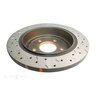 DBA Disc Brake Rotor Street Cross Drilled & Slotted - DBA4505XS