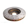 DBA Disc Brake Rotor Street Cross Drilled & Slotted - DBA4538XS