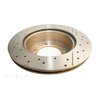 DBA Disc Brake Rotor Single Street Cross Drilled & Slotted - DBA622X