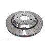 DBA Disc Brake Rotor 5000 Series Drilled - DBA52844SLVXD