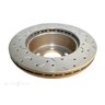 DBA Disc Brake Rotor Street Cross Drilled & Slotted - DBA4096XS