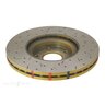 DBA Disc Brake Rotor Street Cross Drilled & Slotted - DBA42308XS