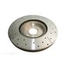 DBA Disc Brake Rotor Street Cross Drilled & Slotted - DBA2696X