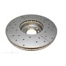 DBA Disc Brake Rotor Street Cross Drilled & Slotted - DBA2874X