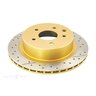 DBA Disc Brake Rotor Single Street Cross Drilled & Slotted - DBA574X