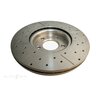 DBA Disc Brake Rotor Street Cross Drilled & Slotted - DBA2962X