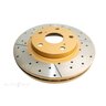 DBA Disc Brake Rotor Single Street Cross Drilled & Slotted - DBA735X