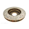 DBA Disc Brake Rotor Street Cross Drilled & Slotted - DBA4909XS