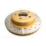 DBA Disc Brake Rotor Single Street Cross Drilled & Slotted - DBA502X