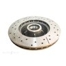 DBA Disc Brake Rotor Single Street Cross Drilled & Slotted - DBA015X