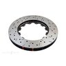 DBA Disc Brake Rotor Street Cross Drilled & Slotted - DBA5000.1XS