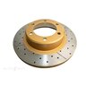 DBA Disc Brake Rotor Single Street Cross Drilled & Slotted - DBA792X