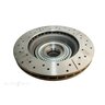 DBA Disc Brake Rotor Single Street Cross Drilled & Slotted - DBA132X