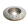 DBA Disc Brake Rotor Street Cross Drilled & Slotted - DBA4714XS