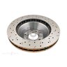 DBA Disc Brake Rotor Street Cross Drilled & Slotted - DBA4055XS